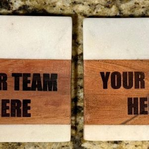 Pair of Sports Team Coasters - CHOOSE YOUR TEAM!
