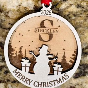 Personalized Family Name Ornament