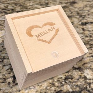 Personalized Gift Box with Heart Design