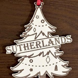 Personalized Christmas Tree Ornament