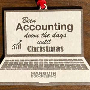Accounting Ornament with Logo or Name