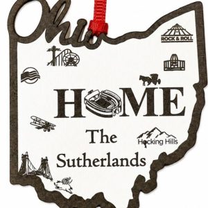Personalized State of Ohio Landmark Ornament