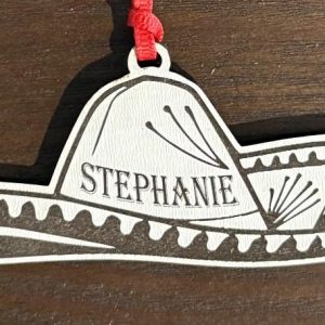 Personalized Sombrero Ornament