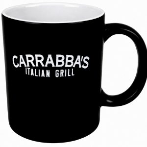 Black Coffee Mug that can be branded with corporate logo