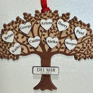 Corporate Tree Ornament - Up to 10 Names