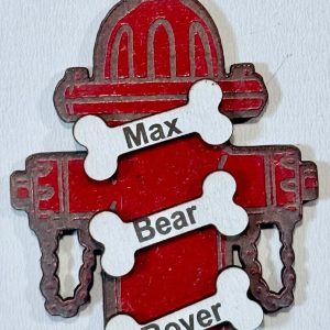 Fire Hydrant Ornament - Add up to 5 Bones