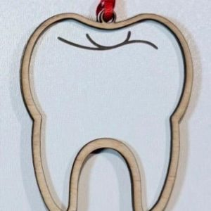 Tooth Ornament - Add LOGO or Short Text